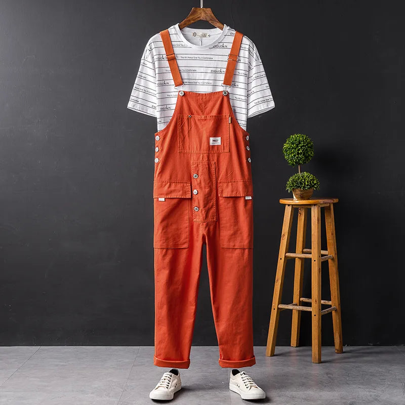 Women's dungarees with a straight cut in a casual style