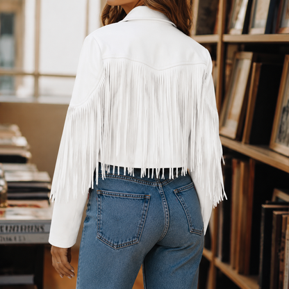 Western-Fransenjacke für Damen als vielseitiges Statement-Piece für Freizeit und Festival