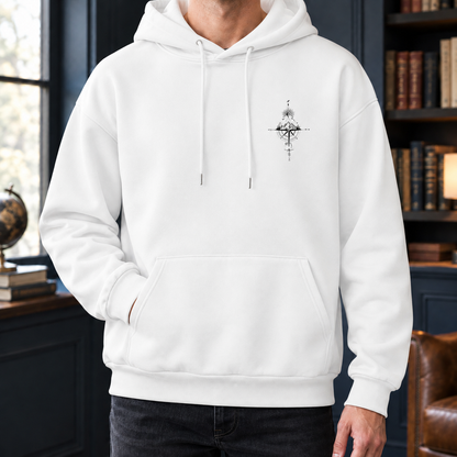 Herren Relaxed Hoodie mit langen Ärmeln und lässiger Passform