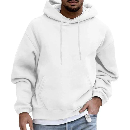 Men's Hoodie with Pockets and Long Sleeves