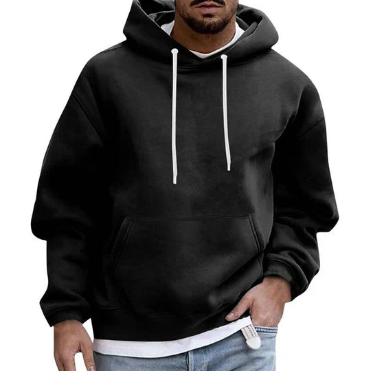 Men's Hoodie with Pockets and Long Sleeves