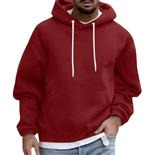 Men's Hoodie with Pockets and Long Sleeves