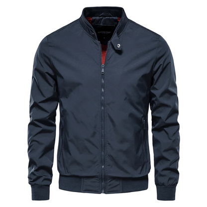 Leichte Sommerjacke für Herren mit Stehkragen
