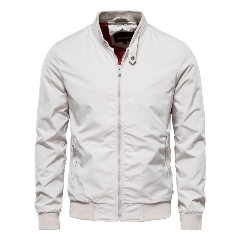 Leichte Sommerjacke für Herren mit Stehkragen