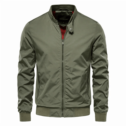 Leichte Sommerjacke für Herren mit Stehkragen