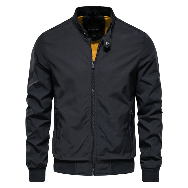 Leichte Sommerjacke für Herren mit Stehkragen