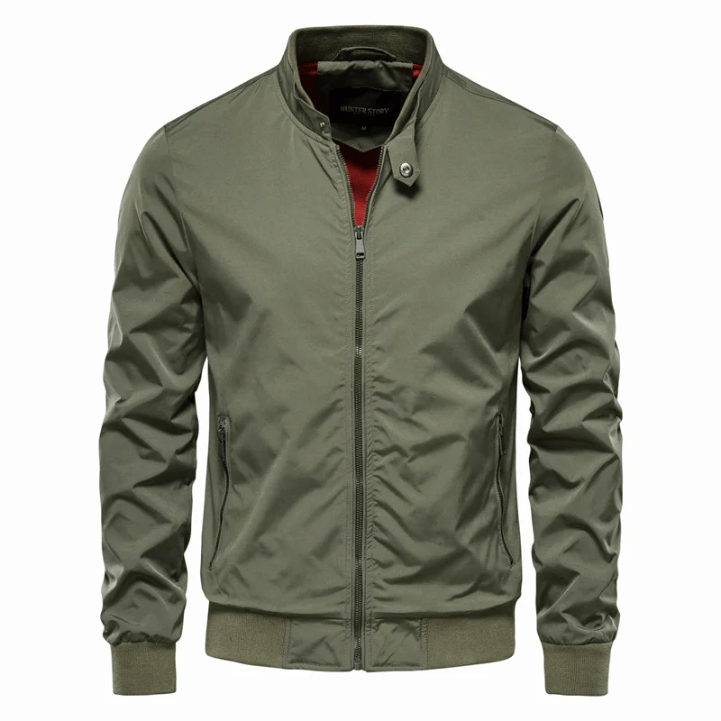 Leichte Sommerjacke für Herren mit Stehkragen