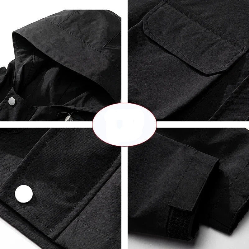 Taktische Outdoorjacke für Herren mit Kapuze