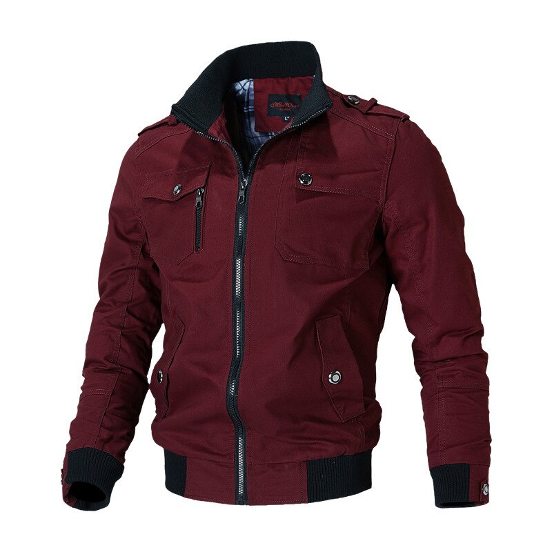 Men's Outdoor Jacket with Versatile Design 