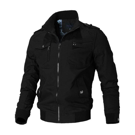 Men's Outdoor Jacket with Versatile Design 