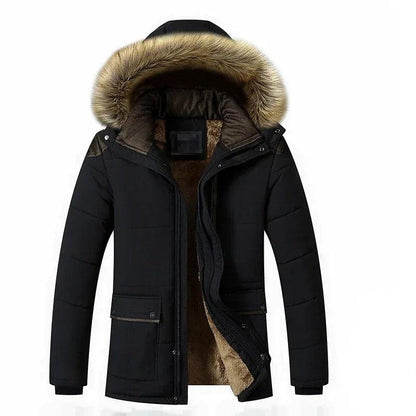 Gefütterter Parka für Herren mit Kapuze