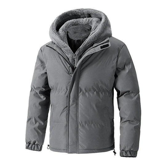Gefütterte Winterjacke für Herren mit Steppung