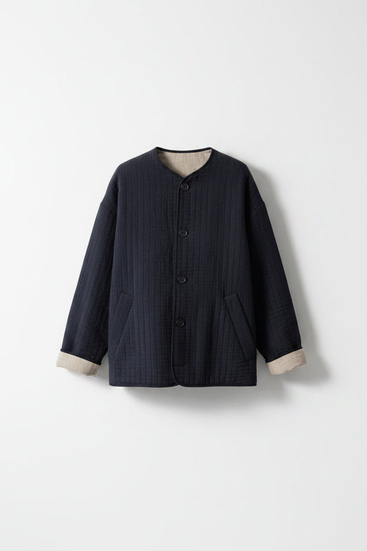 Damen Steppjacke in Oversize-Passform aus leichter Baumwolle
