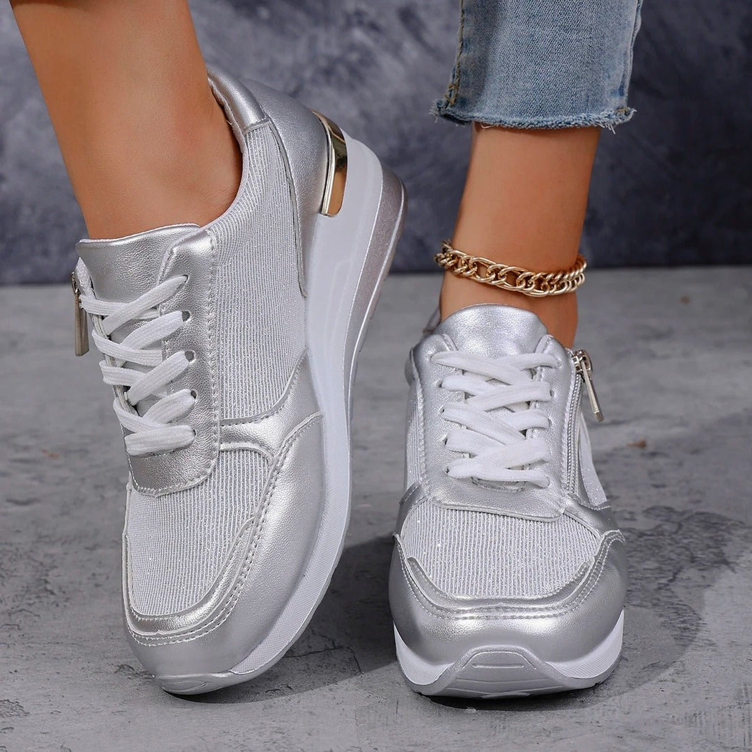 Women's Platform Sneakers with Modern Design