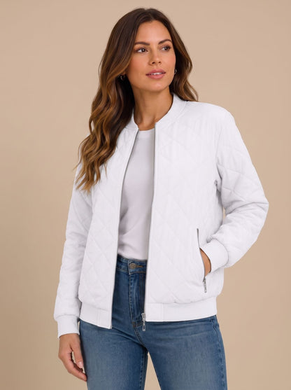 Damen-Bomberjacke mit praktischen Seitentaschen