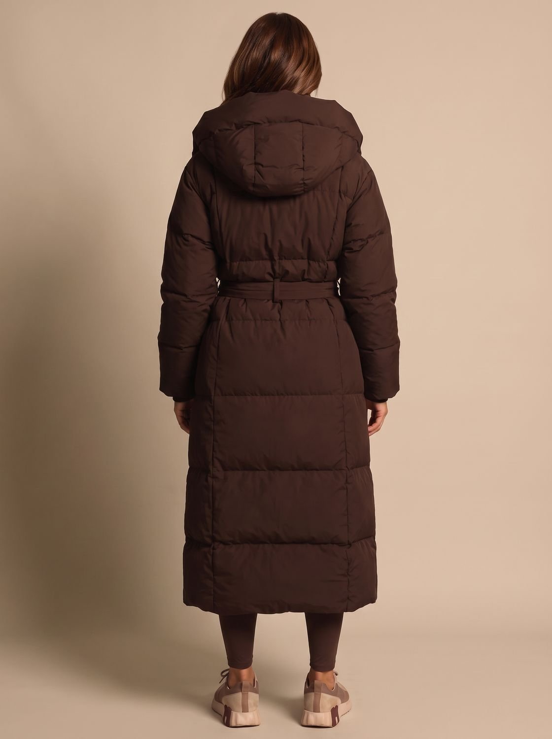 Eleganter Longline-Wintermantel für Damen mit wärmender Wattierung